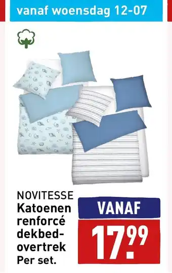 ALDI NOVITESSE Katoenen renforcé dekbed-overtrek per set aanbieding