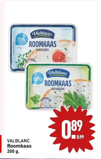 ALDI VALBLANC Roomkaas 200 g. aanbieding