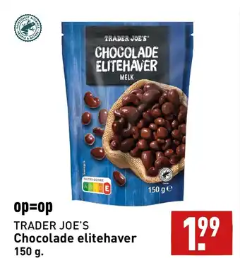 ALDI TRADER JOE'S Chocolade elitehaver 150 g aanbieding