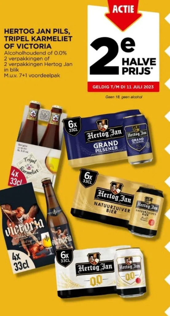 Hertog jan pils, tripel karmeliet of