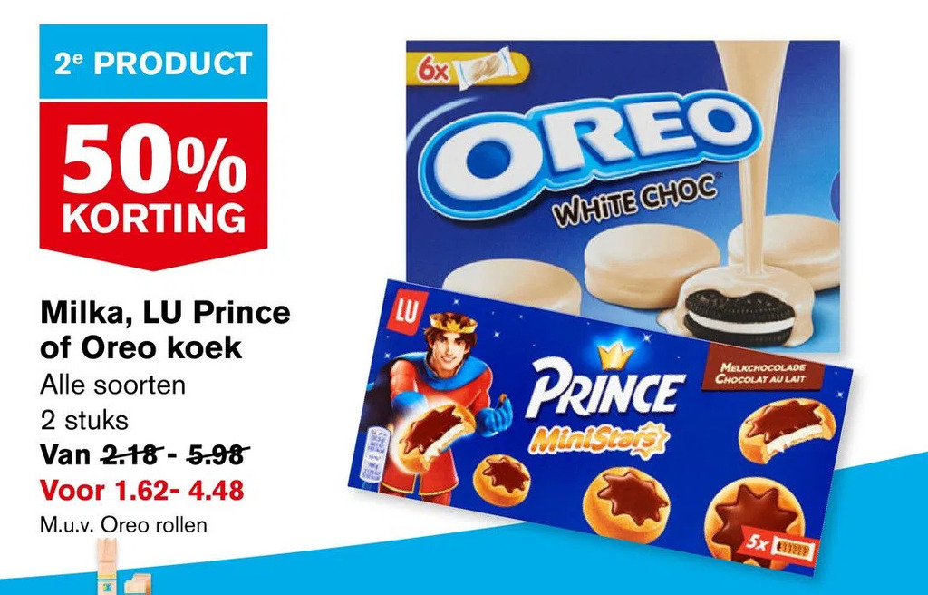 Milka Lu Prince Of Oreo Koek Aanbieding Bij Hoogvliet