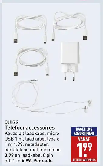 ALDI QUIGG Telefoonaccessoires aanbieding