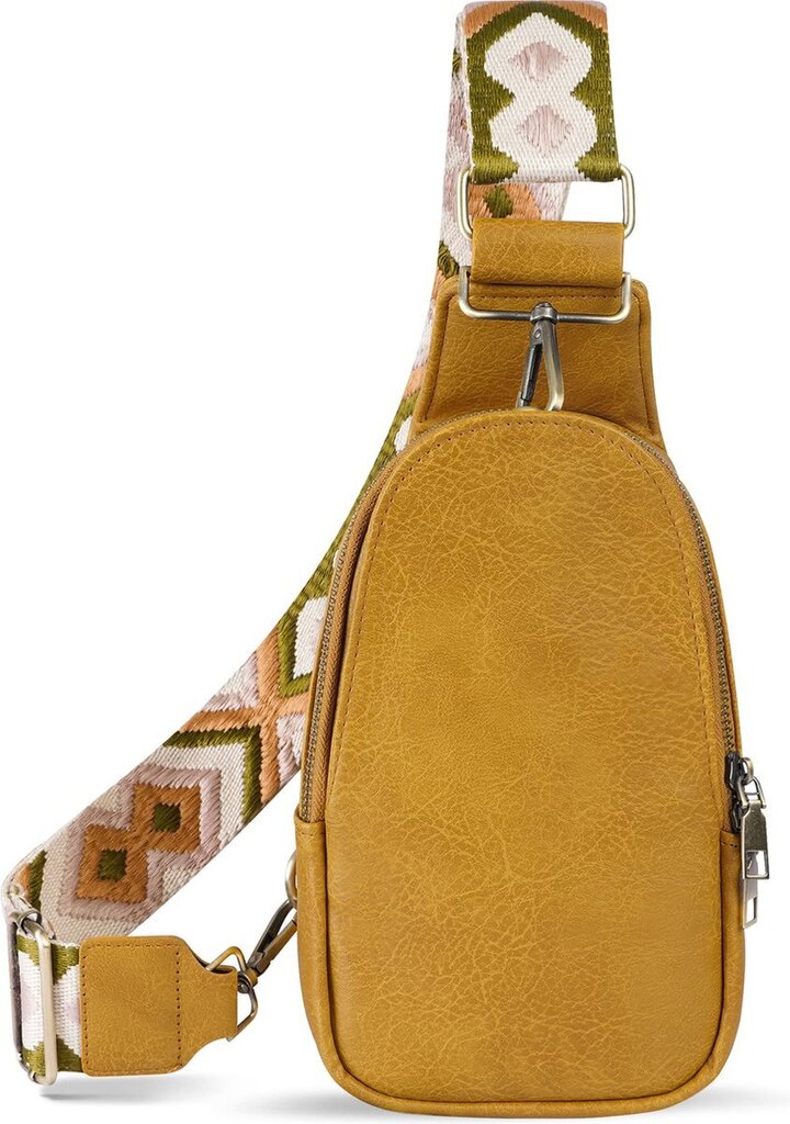 Yono crossbody tas azteca design sling bag schoudertas anti