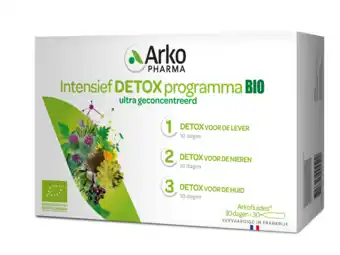 De Online Drogist Arkopharma intensief detox programma bio drinkampullen 30st aanbieding