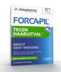 De Online Drogist Arkopharma forcapil tegen haaruitval tabletten 30tb aanbieding