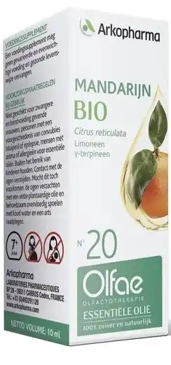 De Online Drogist Arkopharma olfae mandarijn nr 20 10ml aanbieding