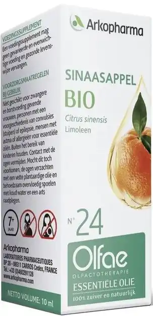 De Online Drogist Arkopharma olfae sinaasappel nr 24 bio 10ml aanbieding