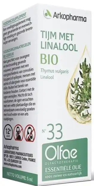 De Online Drogist Arkopharma tijm met linalool nr 33 5ml aanbieding