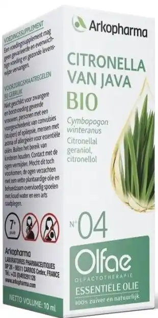 De Online Drogist Arkopharma olfae citronella van java nr 4 10ml aanbieding
