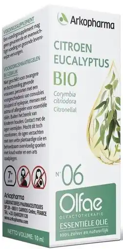 De Online Drogist Arkopharma olfae citroen eucalyptus bio nr 6 10ml aanbieding