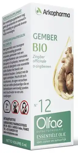 De Online Drogist Arkopharma olfae gember nr 12 5ml aanbieding