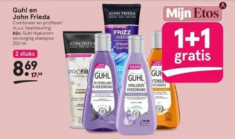 Etos Guhl en john frieda aanbieding