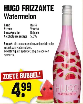 Dirck 3 Hugo Frizzante Watermeloen aanbieding