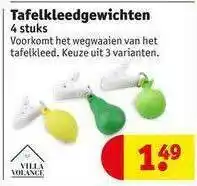 Kruidvat Tafelkleedgewichten aanbieding