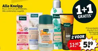 Kruidvat Kneipp 1+1 aanbieding