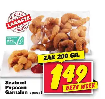 Nettorama Seafood popcorn garnalen 200 gram aanbieding