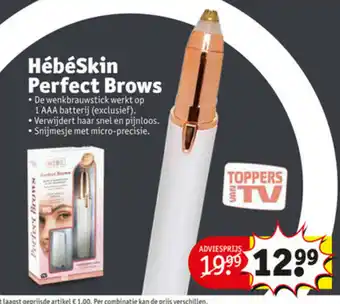 Kruidvat HebeSkin Perfect Brows aanbieding