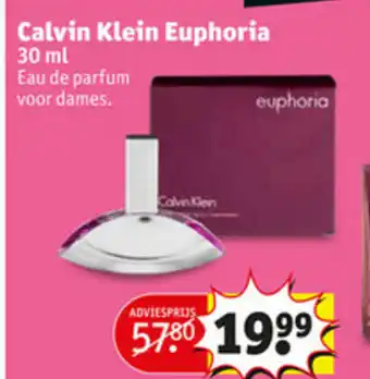 Kruidvat Calvin Klein Euphoria edp 30ml aanbieding