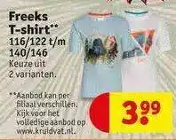 Kruidvat Freeks t-shirt aanbieding