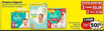 Kruidvat Pampers bigpack aanbieding