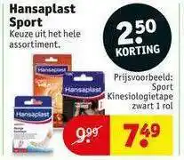 Kruidvat Hansaplast sport aanbieding