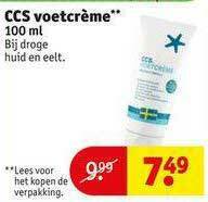 Kruidvat Ccs voetcrème aanbieding