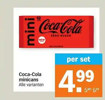 Albert Heijn Coca-cola minicans aanbieding