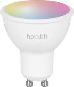 Bol.com Hombli smart spot - wit en gekleurd licht- dimbaar gu10 led - wifi aanbieding