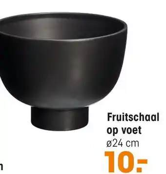 Kwantum Fruitschaal op voet ø24 cm aanbieding