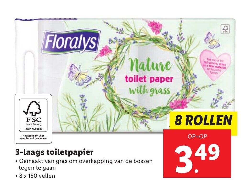 Toiletpapier coreless 24 rollen 900 vellen 2 laags | Clean Product