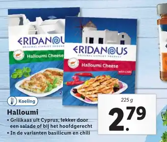 Lidl Halloumi 225g aanbieding