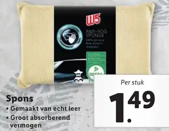 Lidl Spons aanbieding