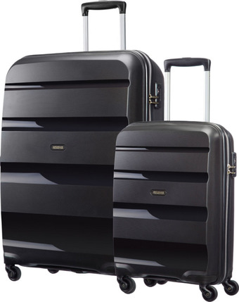 Coolblue American tourister bon air spinner 75+55 cm black kofferset aanbieding
