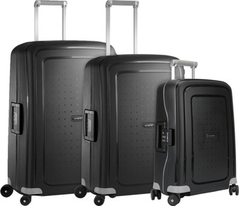 Coolblue Samsonite s'cure spinner 75+69+55 cm black kofferset aanbieding