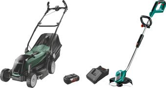 Coolblue Bosch easyrotak 36-550 + bosch advancedgrasscut 36 li incl. 4,0 ah accu (1x) aanbieding