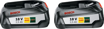 Coolblue Bosch 18 volt accu li-ion 2,5 ah (2x) aanbieding