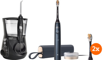 Coolblue Philips sonicare prestige 9900 hx9992/12 + opzetborstels (2 stuks) + airfloss aanbieding