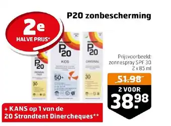 Trekpleister P20 Zonbescherming SPF 30  2 2 x 85 ml aanbieding