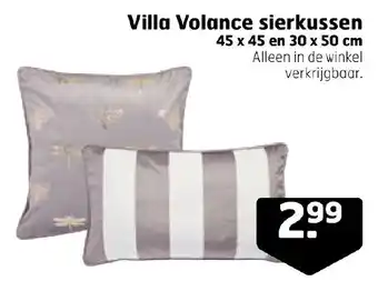 Trekpleister Villa Volance sierkussen 45 x 45 en 30 x 50 cm aanbieding