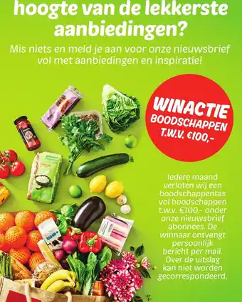 Dekamarkt WINACTIE BOODSCHAPPEN T.W.V. €100,- aanbieding