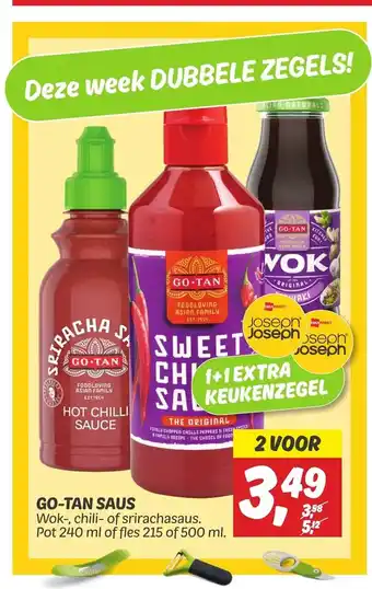 Dekamarkt GO-TAN SAUS 500ml aanbieding