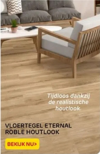 Praxis Vloertegel eternal roble houtlook aanbieding