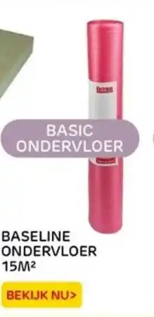 Praxis Baseline ondervloer 15m² aanbieding