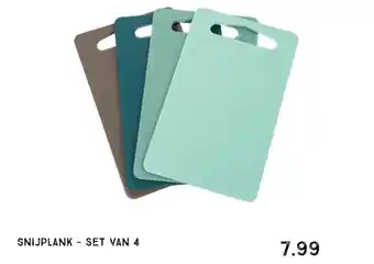 Xenos SNIJPLANK - SET VAN 4 aanbieding