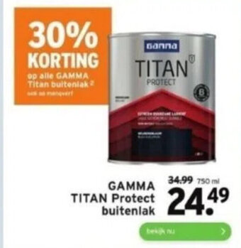 GAMMA GAMMA TITAN Protect buitenlak 750 ml aanbieding