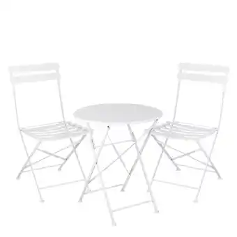 fonQ Mica decorations laurence bistroset - set van 3 - metaal - wit aanbieding