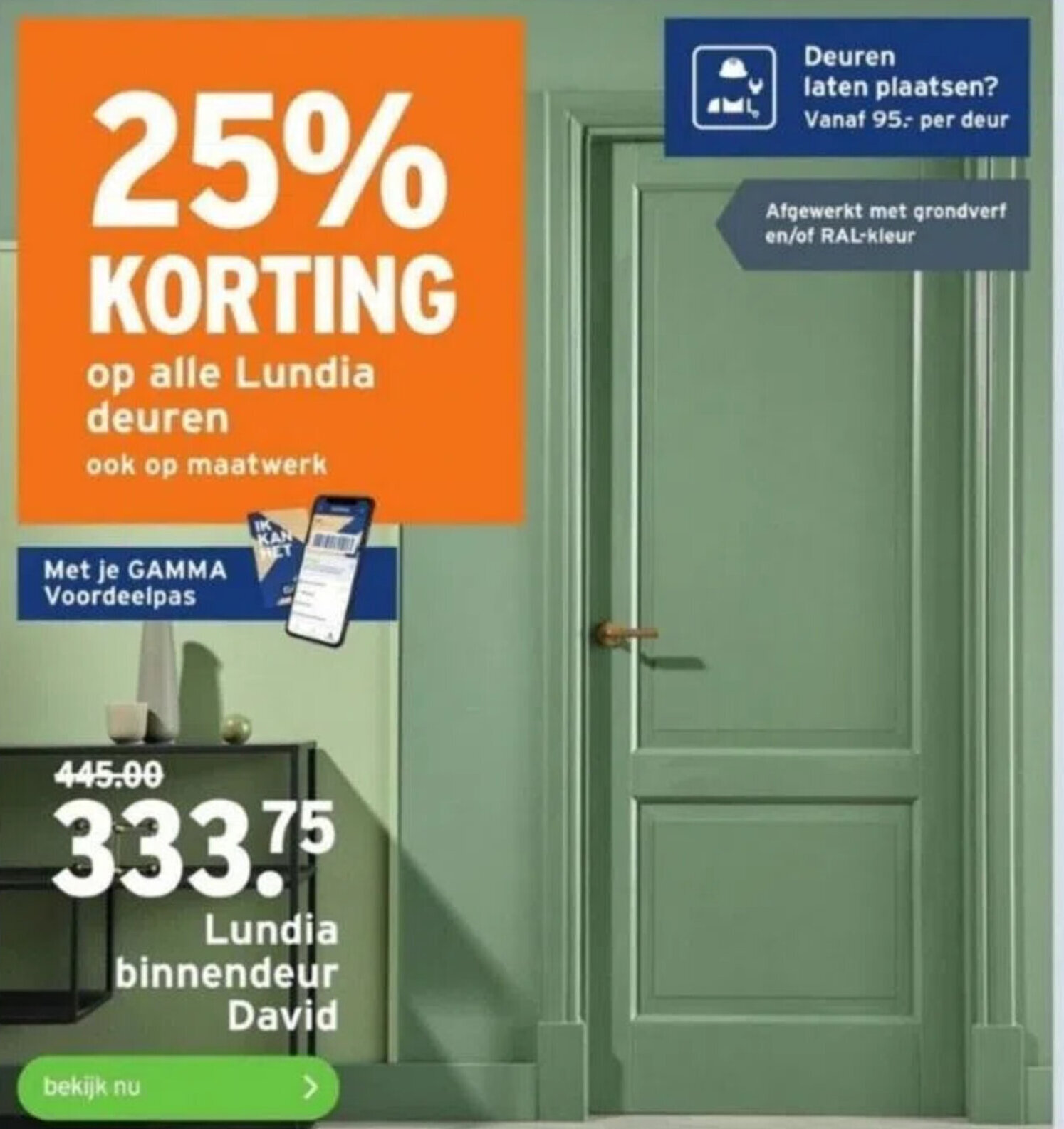 Lundia binnendeur David aanbieding bij GAMMA