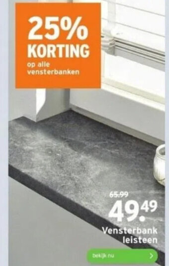 GAMMA Vensterbank leisteen aanbieding