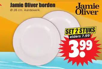 Dirk Jamie Oliver borden Ø 28 cm. Aardewerk. aanbieding