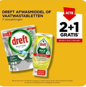 Jumbo DREFT AFWASMIDDEL OF VAATWASTABLETTEN aanbieding